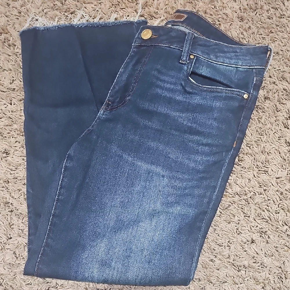 Kut from the Kloth Dark Blue Flare Jeans - Picture 4 of 4